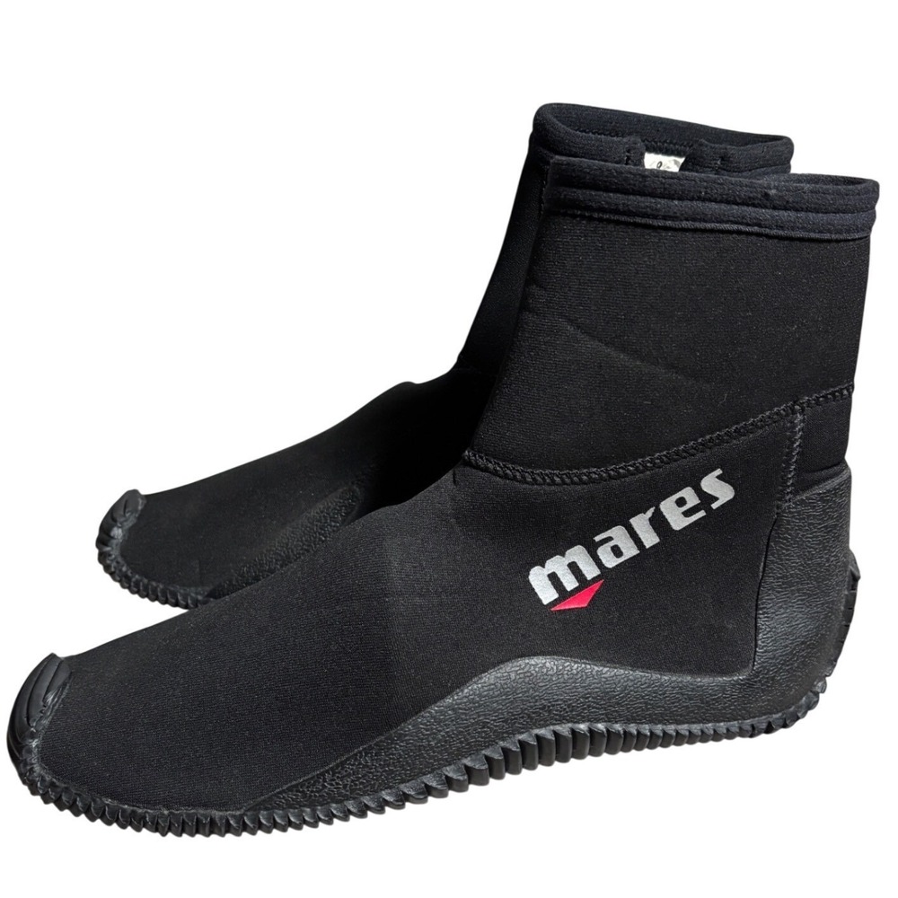 Mares 3mm Neoprene Scuba Dive Boots Women Ankle Zipper Water Shoes Size 9 Diving
